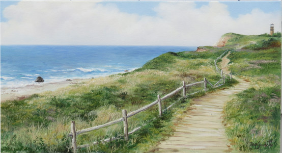 Aquinnah Lighthouse Marthas Vineyard 12x24