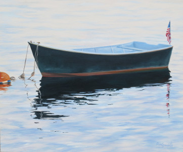 Calmly Afloat Maine 20x24