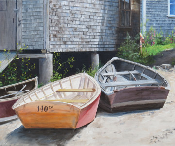 Onshore Monhegan Island Maine 16x20