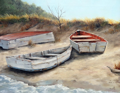 Boats Ashore 16x20