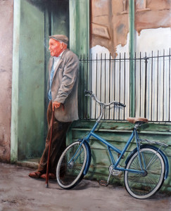 Observing The Town Ireland 20x24