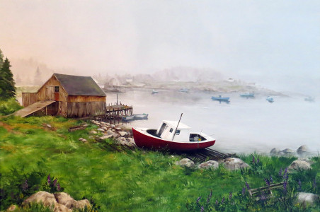 Out of the Water Nova Scotia 24x36